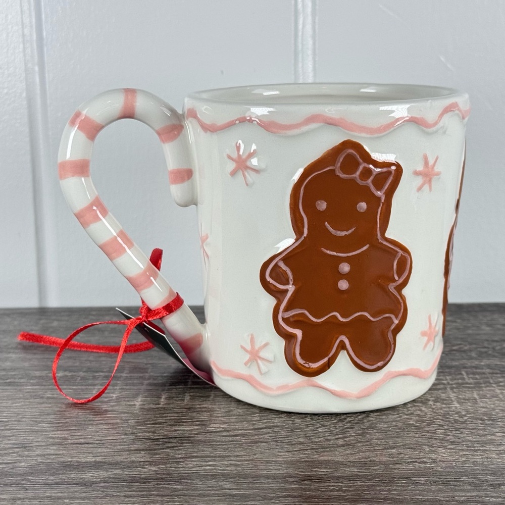 NEW Merry & Bright Gingerbread Girl Christmas Mug